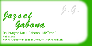 jozsef gabona business card